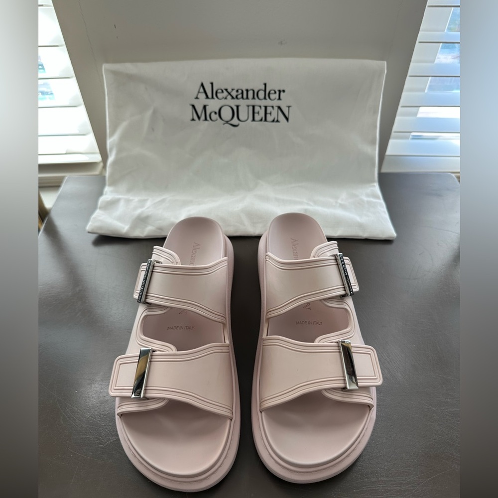 Alexander McQueen Rubber Slides